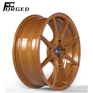 Jantes en alliage d'aluminium forgé FcForged, finition noire, <span class=keywords><strong>5</strong></span> branches, 5x112*114.3*120 PCD, 25mm/30mm/40mm, 26 pouces, pour voiture - Product Image 5