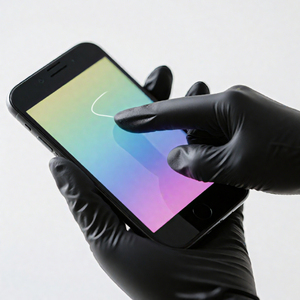 Gants <span class=keywords><strong>de</strong></span> sécurité en nitrile noir jetables épaissis 6,8 g pour le nettoyage des toilettes, <span class=keywords><strong>de</strong></span> la salle <span class=keywords><strong>de</strong></span> bain, des ateliers et des services - Product Image 6