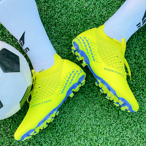 Botas <span class=keywords><strong>de</strong></span> Fútbol Profesionales FG <span class=keywords><strong>de</strong></span> Fábrica, Exterior Tejido, Suela <span class=keywords><strong>de</strong></span> TPU Resistente, para Terreno Firme, Entrenamiento <span class=keywords><strong>de</strong></span> Club, OEM - Product Image 4