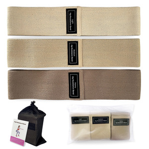 Bandes de Résistance Extensibles en Mélange Coton-Polyester pour Fitness, Anneaux de Yoga pour Rehausser les Fessiers, Améliorant l'Entraînement de Levage des Fesses - Product Image 2