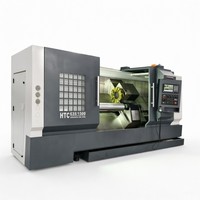 Centro de Torneado CNC de Bancada Inclinada TCK63 para Roscado de Tuberías Grandes, Acero Metálico, Sujeción Única, Eficiencia, Venta al por Mayor de Fábrica