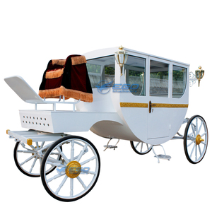 Carruaje Eléctrico de Lujo de Cuatro Ruedas 2025 con Estructura de Acero, 5-6 Asientos, para Bodas, Turismo y Uso Real en Navidad - Product Image 1