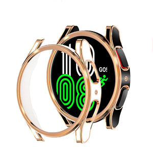 Funda protectora de PC chapada en dos colores para Samsung para <span class=keywords><strong>Galaxy</strong></span> <span class=keywords><strong>Watch5</strong></span> 40mm <span class=keywords><strong>44</strong></span> Funda protectora hueca transpirable - Product Image 2