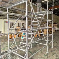 Échelle d'échafaudage en aluminium / échelle d'échafaudage Ringlock - Échelles industrielles modernes à haute résistance pour la construction extérieure
