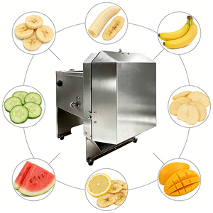 Affettatrice Elettrica per Banane 0-10mm Regolabile Certificata CE per Cucine Africane, Affetta Fette Non Uniformi con Lama in Acciaio Inossidabile - Product Image 2