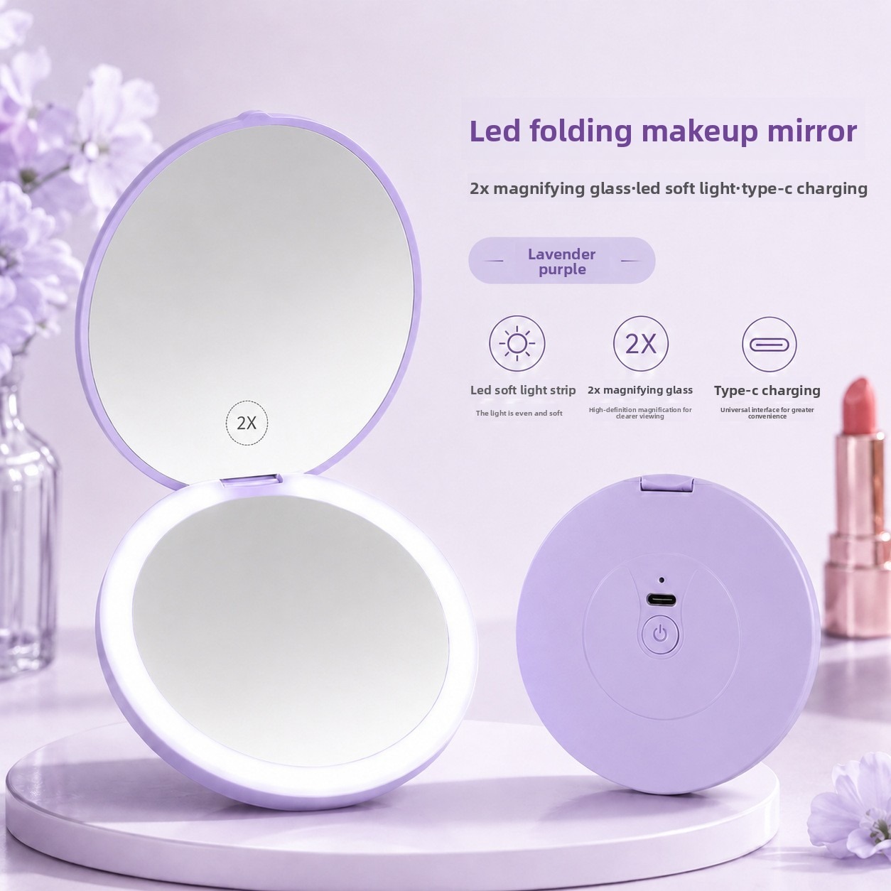 Purple [One side enlargement - color box packaging]