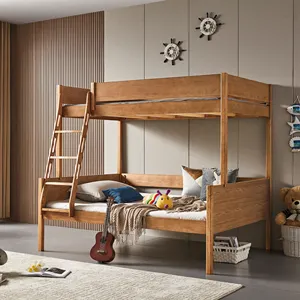 Прекрасные деревянные двухъярусные кровати для детей двухъярусные кровати для детской спальни высококачественные прочные двухъярусные кровати