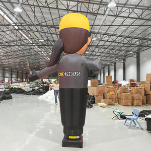 Ballon publicitaire gonflable oscillant en forme de clown, de personnage de dessin animé, de star ou de dieu de la richesse, pour l'accueil aux portes et les arches publicitaires - Product Image 5