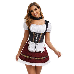 섹시한 섹시한 옥토버 페스트 독일 맥주 벤치 의상 숙녀 플러스 사이즈 멋진 원피스 축제 메이드 캐릭터 - Product Image 1