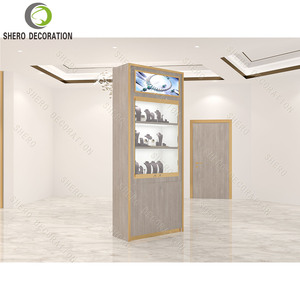 Bijouterie professionnelle caisse bijoux en bois armoire murale bijoux de luxe Boutique vitrine d'affichage - Product Image 2