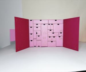 Venta al por Mayor de Fábrica: Caja de Regalo de Lujo Personalizada para Calendario de Adviento de Belleza, Cosmética con 24 Cajones - Product Image 3