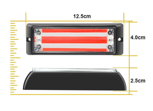Acil sürüş ışık trafik ışık tabelaları 12V-24V kamyon Led COB elektronik flaş uyarı ışığı - Product Image 2