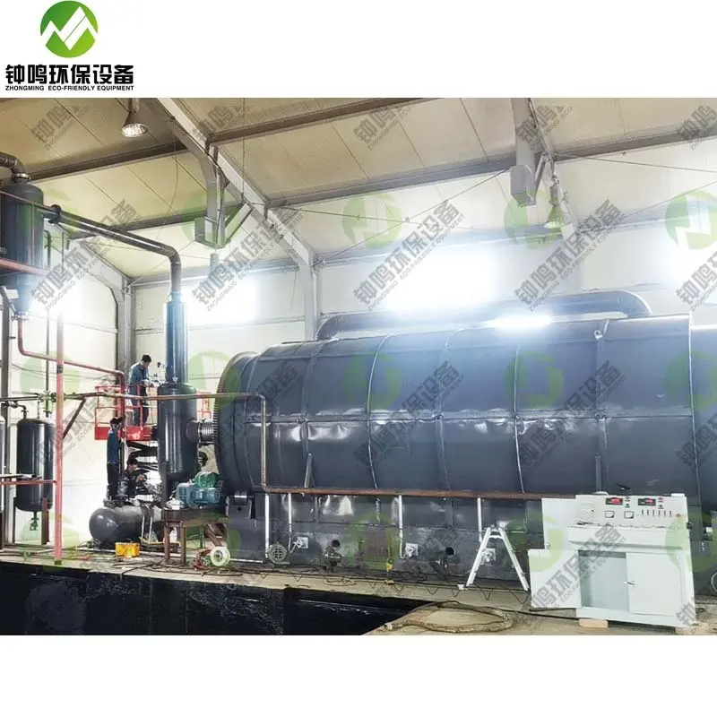 20 ton Fully Automatic Continuous Tyre Pyrolysis to Fuel Oil Machine