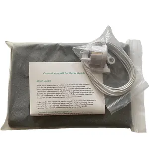 conductive grounding high silver fiber ESD Conductive Connection Fitted Sheet For Bed Earthing