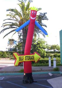 Надувной мультфильм корова мультфильм воздушный танцор для наружного мероприятия - Product Image 4