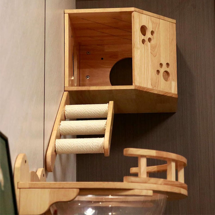 Wall Mounted Cat Climbing Shelves Cat