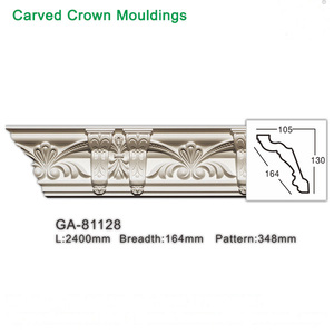 Nhà Máy <span class=keywords><strong>B</strong></span>án buôn linh hoạt cornice đúc paintable vương miện đúc trang trí Polyurethane Trần kiến trúc đúc - Product Image 5