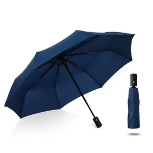 مظلة قابلة للطي شعار مخصص رخيصة الثمن ترويجية مقاومة للرياح لمدة 3 أضعاف