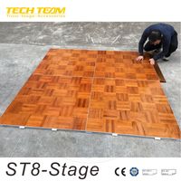 Plateforme de scène portable en aluminium pour événements, concerts, danse, mariages, 100x100cm, capacité de charge 750/m²