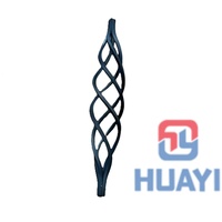 Pièces de balustre en acier moulé, accessoires de rampe intérieure, collier de balustre thermolaqué pour escaliers, pièces de garde-corps et de clôture