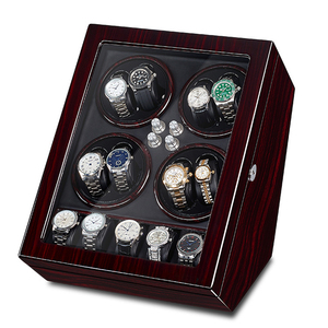 <span class=keywords><strong>Remontoir</strong></span> de <span class=keywords><strong>montre</strong></span> <span class=keywords><strong>automatique</strong></span>, boîte <span class=keywords><strong>remontoir</strong></span> de <span class=keywords><strong>montre</strong></span>, éclairage LED intégré, peinture pour Piano en coque en bois et moteur Mabuchi très <span class=keywords><strong>silencieux</strong></span> - Product Image 6