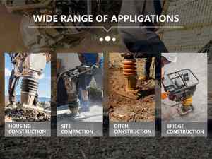 5,5-6.5hp Power Impact Rammer Soil Sand Impact Vibration Compactador con motor de núcleo y motor - Product Image 6