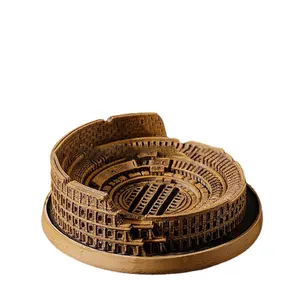 Escultura de resina <span class=keywords><strong>3D</strong></span> personalizada, modelo de construcción de ciudad famosa, Coliseo Romano, <span class=keywords><strong>3D</strong></span> figurita de resina, regalos turísticos italianos - Product Image 1