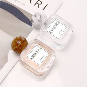 Unique Rounded Shape Creative Design Perfume <b>Bottle</b> clear 50ml Custom Perfume <b>Bottles</b> 50ml with Resinous Lid - Product Image 2
