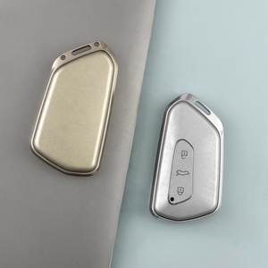 Funda de Metal y TPU para llave de coche, Serie 3 personalizada, compatible con <span class=keywords><strong>VW</strong></span> Golf PoloTiguan Passat Caddy, funda para llave, accesorios para bolsa remota Fob - Product Image 4