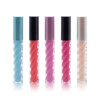 Marque privée Rouge à lèvres liquide Brillant à lèvres Brillant à lèvres Plumper Vegan OEM MSDS Vegan Teinte à lèvres vegan Logo personnalisé Taille de voyage 6000 Étanche
