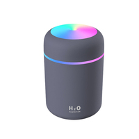 Humidificateur d'air à ultrasons 300 ml, diffuseur d'arômes portable USB mini, humidificateurs USB Dazzle Cup pour voiture et bureau