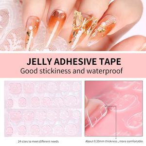 Ibcccndc Kit de Uñas Postizas con Láser en Polvo, Herramientas para Uñas, Uñas Postizas Reutilizables de Larga Duración, Pegamento de Gel Removible, Set de Arte de Uñas - Product Image 5