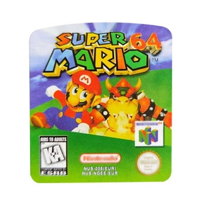Super Smash Bros Marlo 64 Video <b>Game</b> Cartridge Stickers for N64 Nintondo 64 - Product Image 3