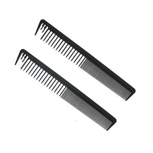Peigne de Salon en carbone antistatique, résistant à la chaleur, peigne de coupe en Fiber, peigne de coiffure, vente en gros - Product Image 2