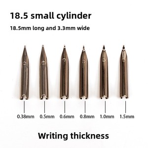 Penne di Ricambio OEM&ODM con Finiture <span class=keywords><strong>in</strong></span> Argento e <span class=keywords><strong>Oro</strong></span>, Penne Stilografiche Sostitutive Extra Fine, Fine, Media, Grande, Multi-Misura, Placcate, Standard - Product Image 2