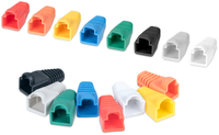Cat5e Cat6 Cat7 RJ45 Steckerüberzüge UTP & FTP Kabelzugentlastungsabdeckung Farbige Kabelgehäuse & Steckverbinder