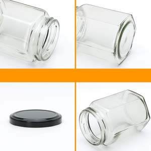 Chili Hot Sauce Can Sealing Bottle Honey Pot Baby Food Jam Spice <b>Pickle</b> Square Glass Kitchen <b>Jars</b> Storage Set - Product Image 3