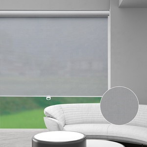 Nhà Máy bán hàng trực tiếp 1% 3% 5% Mở Cửa Sổ xây dựng năng lượng mặt trời con lăn Shades cho văn phòng, kem chống nắng Con lăn rèm cửa - Product Image 2