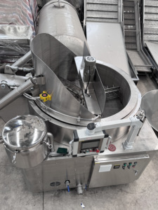 Frites automatiques de seau de secousse d'acier inoxydable 304 commercial, <span class=keywords><strong>friteuse</strong></span> de croustilles de casse-croûte - Product Image 5