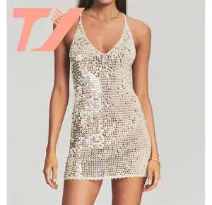 Abito di Lusso TUOYI con Paillettes per Donne Eleganti, Adatto per Feste, Opzioni di Vendita all'Ingrosso Disponibili - Product Image 1