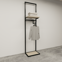Présentoir de Magasin de Vêtements Grand Modèle Combiné Multi-Grilles pour Magasin de Vêtements