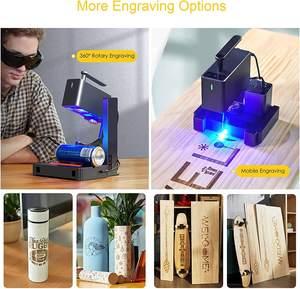 Mini grabador láser portátil <span class=keywords><strong>LaserPecker</strong></span> <span class=keywords><strong>2</strong></span> Super DIY madera cuero vidrio alta velocidad 800 mm/s fácil de operar para máquina láser - Product Image 6