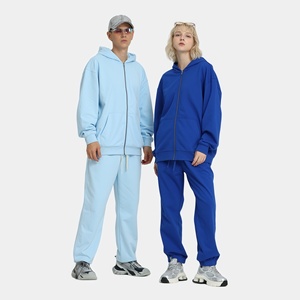 2025 Autumn Winter New SW Brand 430g Light Fleece Loop YKK Zipper Men's Oversized Fit Windproof Eco-Friendly Hooded <b>Cardigan</b> - Product Image 4