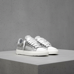 รองเท้าผ้าใบวิ่งสำหรับฤดูใบไม้ร่วง ดีไซ<span class=keywords><strong>น</strong></span>์ผูกเชือก เพิ่มความสูง พื้นยางห<span class=keywords><strong>น</strong></span>า สีพื้นล้วน ลายละลาย สไตล์คู่รัก - Product Image 4