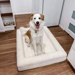 Großhandel benutzer definierte Logo Luxus wasserdicht wasch bar abnehmbare Abdeckung Memory Foam ortho pä dische Hunde betten für Haustiere - Product Image 2