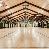 Structure en acier préfabriquée pour terrain de basket-ball, salle de sport, structure en acier à grande portée, centre sportif intérieur, construction personnalisée
