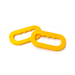 低価格射出成形白色プラスチック製持ち手（米袋・飲料用バックル付き）-奇虹ブランド - Product Image 1