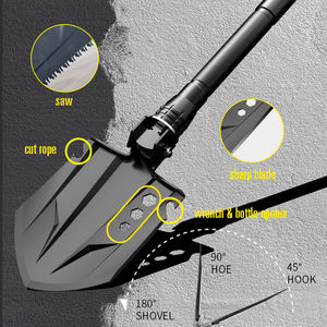 Tragbares Werkzeugkasten-Set multifunktionale taktische Kampfsaufnahme Überleben Klappschaufel - Product Image 4