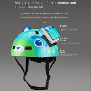 Nuevo <span class=keywords><strong>Casco</strong></span> Deportivo Infantil de Dibujos Animados para Scooter, Patinaje, Bicicleta, Bicicleta de Equilibrio, Protección Anticaídas, Material PC/EPS - Product Image 3