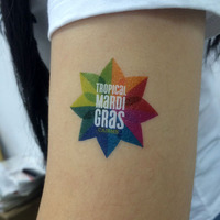 Tatouage temporaire personnalisé écologique papier transfert d'eau drapeau tatouages gratuit Palestine autocollants de tatouage temporaire pour l'application du corps